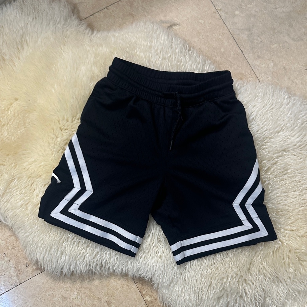 Jordan Kids Black and White Shorts